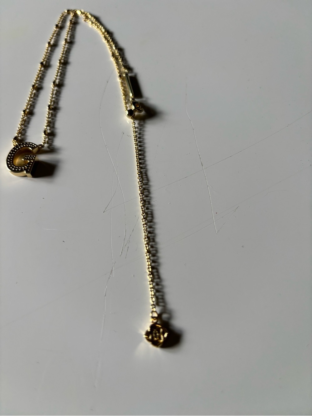 Kendra Scott Gold Initial G Pendant Necklace - Picture 3 of 5